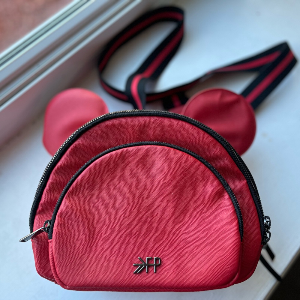 Freshly Picked Anaheim Red Crossbody Bag with Changing Pad